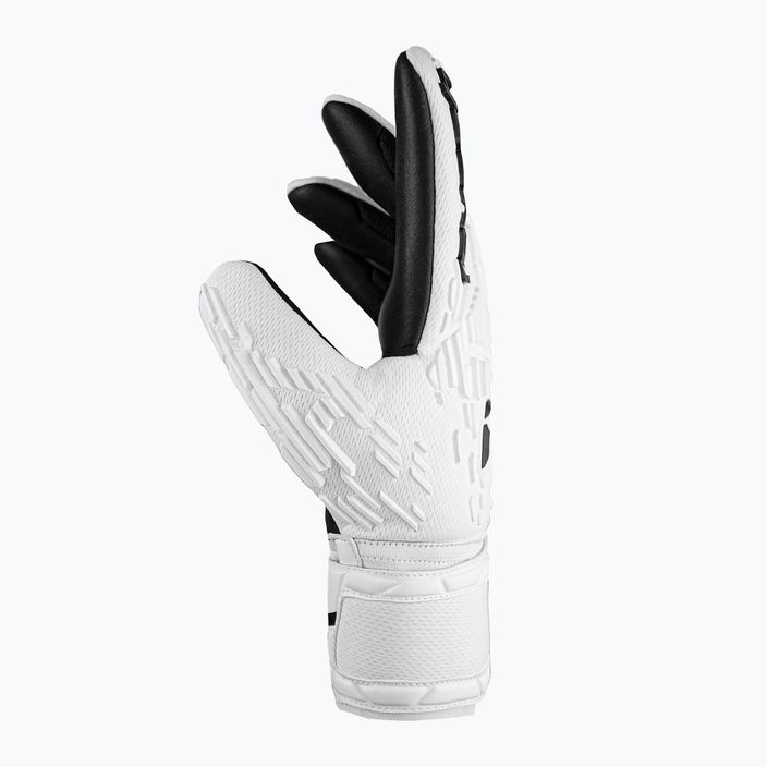 Дитячі воротарські рукавиці Reusch Attrakt Freegel Silver білі/чорні 4