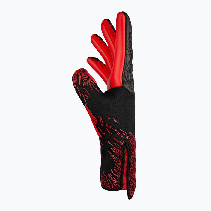 Воротарські рукавиці Reusch Venomous Gold X чорні/вогненно-червоні 6