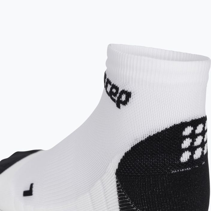 Компресійні шкарпетки для бігу чоловічі CEP Low-Cut 3.0 білі WP5A8X2 3