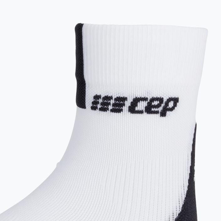 Компресійні шкарпетки для бігу чоловічі CEP 3.0 білі WP5B8X 4