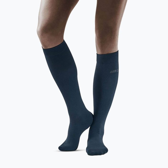 Шкарпетки компресійні жіночі CEP Business блакитні WP0YE2 5