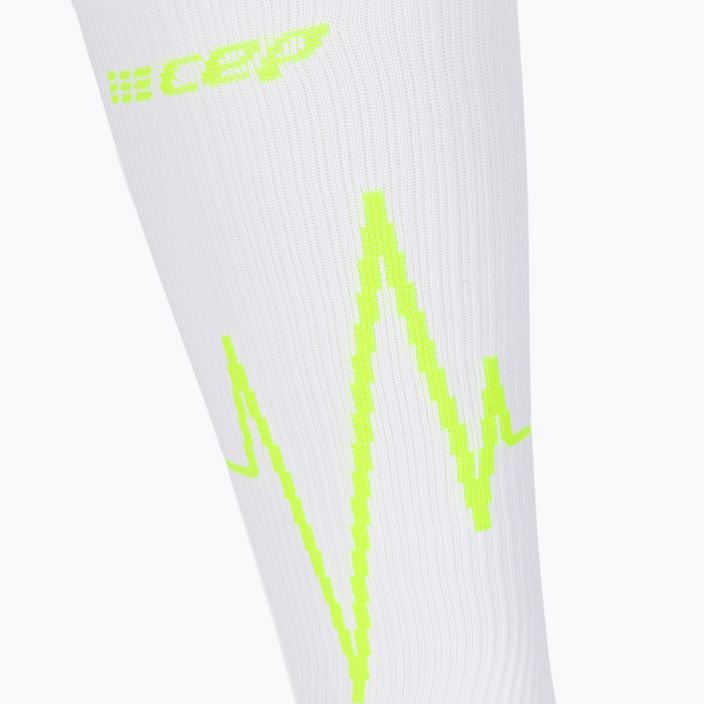 Компресійні шкарпетки для бігу жіночі CEP Heartbeat білі WP20PC2 3