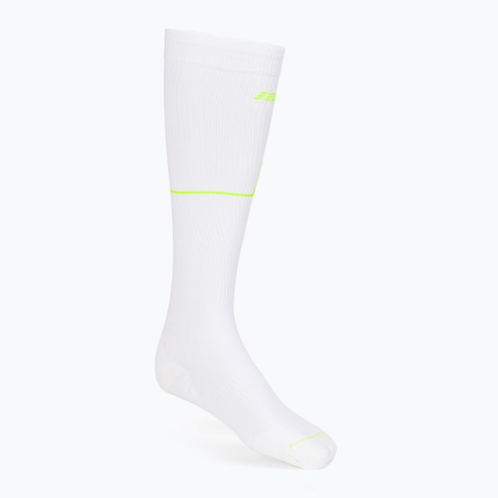 Компресійні шкарпетки для бігу чоловічі CEP Heartbeat білі WP30PC2