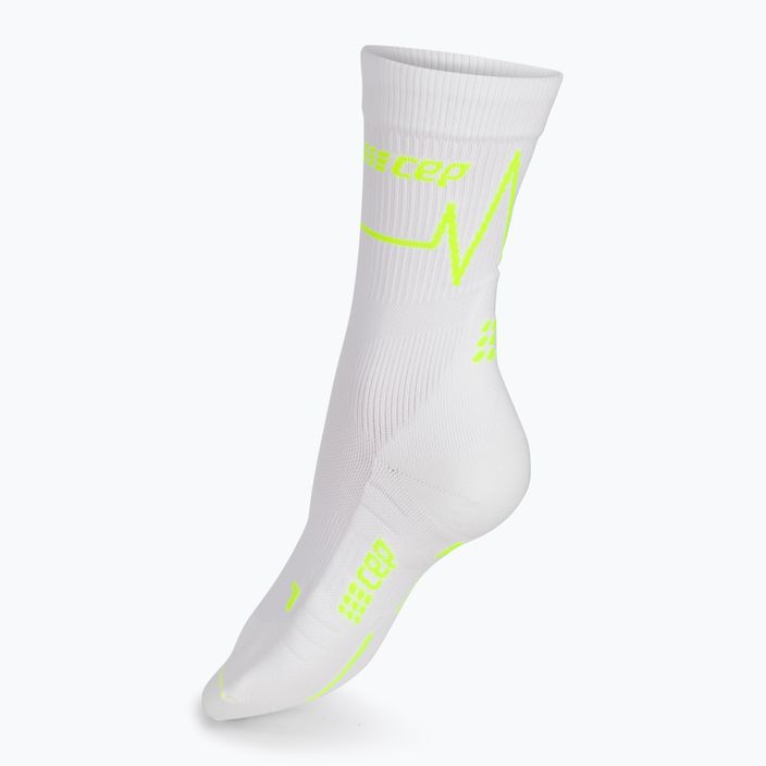 Компресійні шкарпетки для бігу жіночі CEP Heartbeat білі WP2CPC2 2