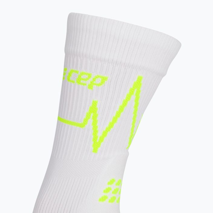 Компресійні шкарпетки для бігу жіночі CEP Heartbeat білі WP2CPC2 3
