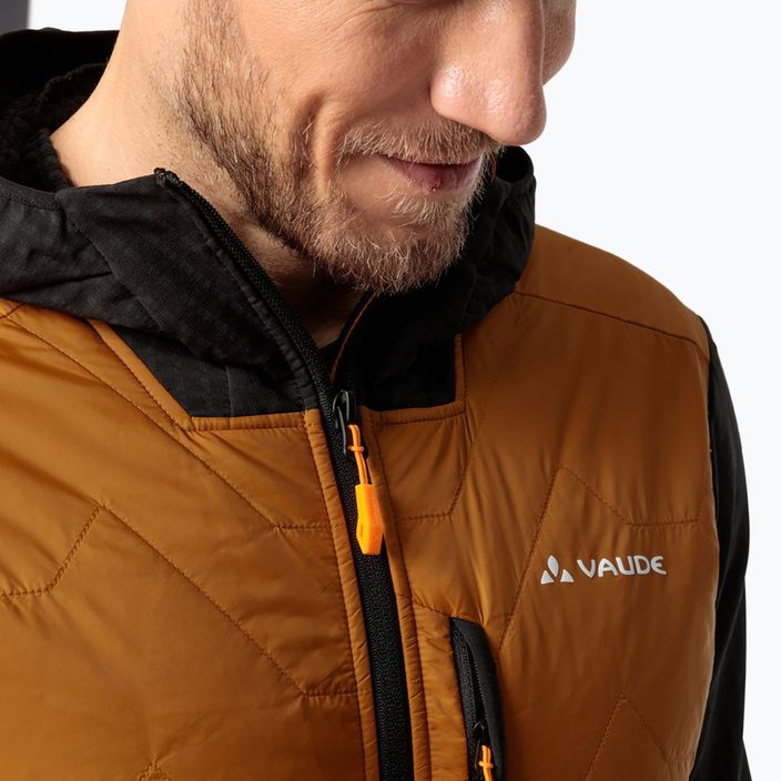 Чоловіча куртка VAUDE Valdassa Hybrid II сіро-коричневого кольору 4