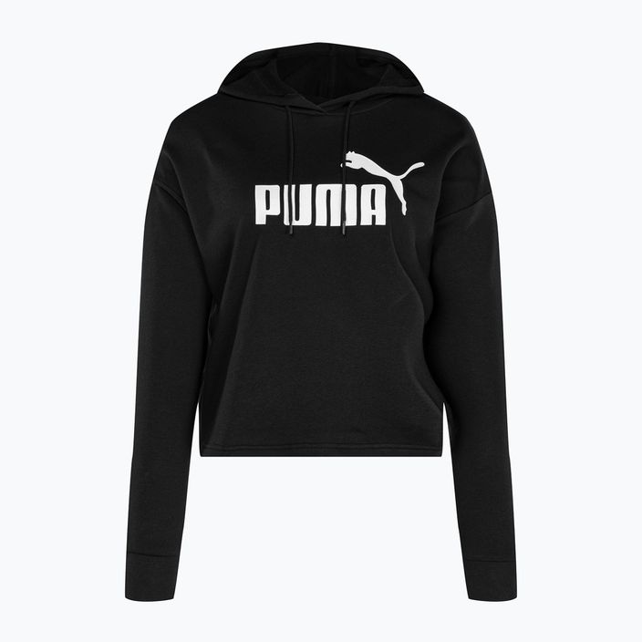 Кофта жіноча PUMA ESS Cropped Logo Hoodie TR puma black