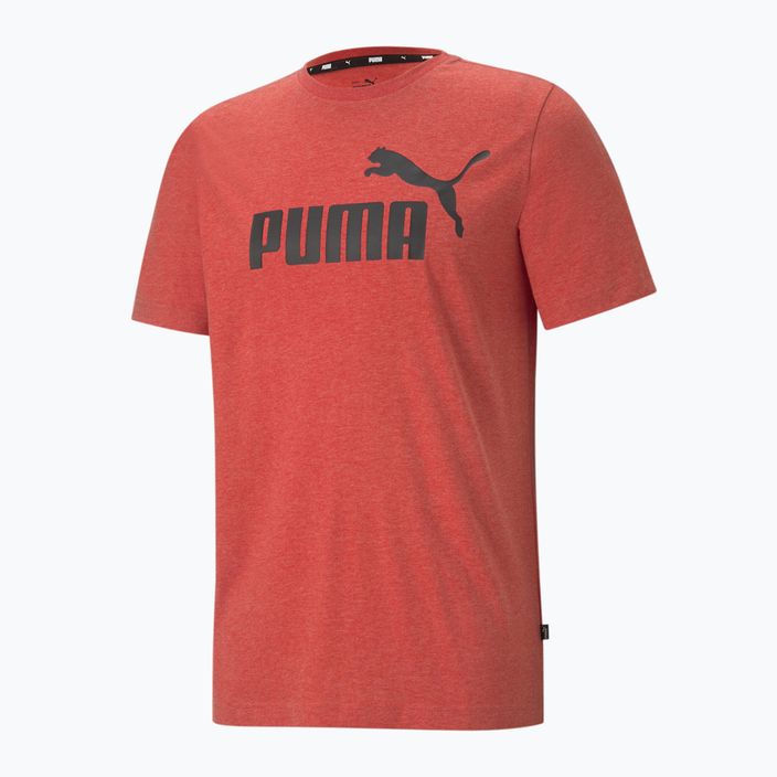 Чоловіча футболка PUMA Essentials Heather Tee з високим ризиком червоного кольору 4
