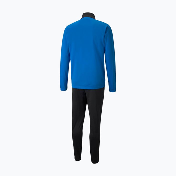 Футбольний спортивний костюм чоловічий PUMA Individualrise Tracksuit блакитно-чорний 657534 06 7