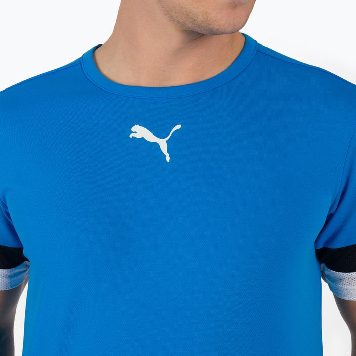 Футболка футбольна чоловіча PUMA teamRISE Jersey блакитна 704932 02 4