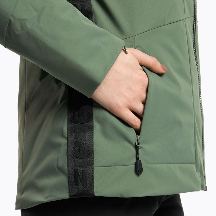 Куртка лижна жіноча ZIENER Talsina зелена 224105 7