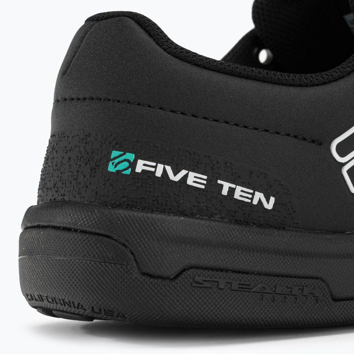 Велотуфлі на платформі жіночі FIVE TEN Freerider Pro core black/white/mint 8