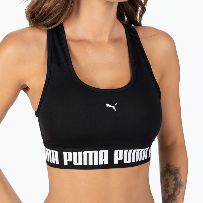 Бюстгальтер спортивний PUMA Mid Impact Puma Strong PM чорний 521599 01 4