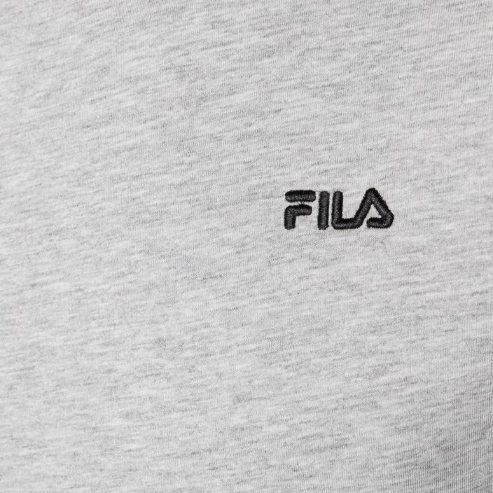 Чоловіча футболка FILA Berloz світло-сірий меланж 3
