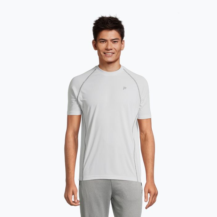 Чоловіча футболка FILA Lexow Raglan світло-сірий меланж