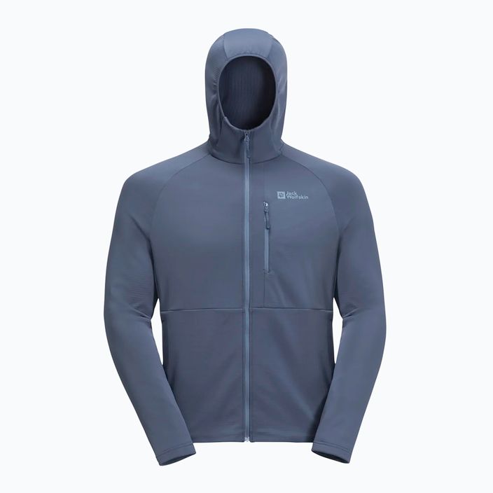 Кофта  флісова чоловіча Jack Wolfskin Kolbenberg Hooded Fz evening sky 7