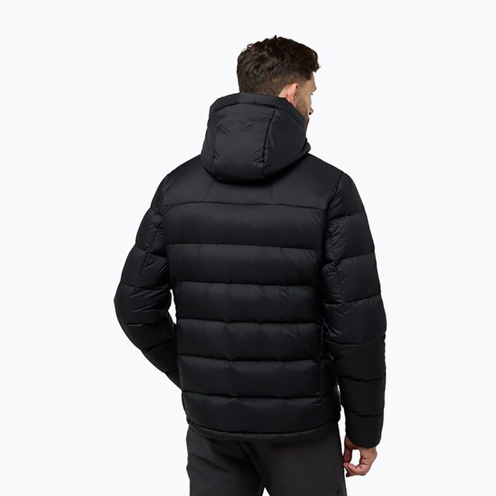 Пуховик чоловічий Jack Wolfskin Nebelhorn Down Hoody black 2