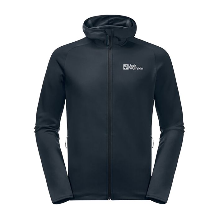 Кофта флісова чоловіча Jack Wolfskin Baiselberg Hooded Fz 2