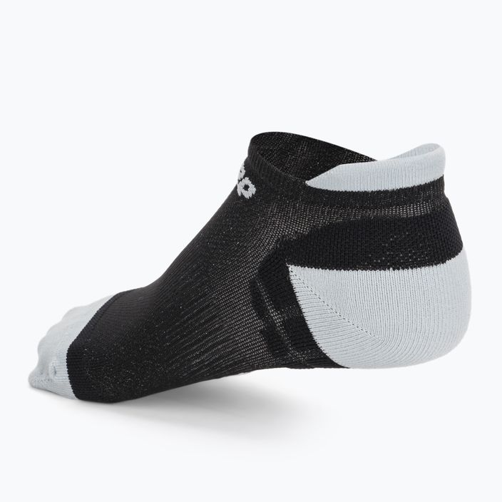 Шкарпетки компресійні бігові чоловічі CEP Ultralight No Show black/light grey 2