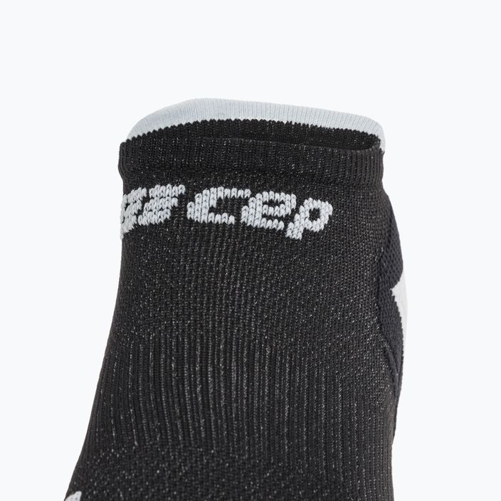 Шкарпетки компресійні бігові чоловічі CEP Ultralight No Show black/light grey 3
