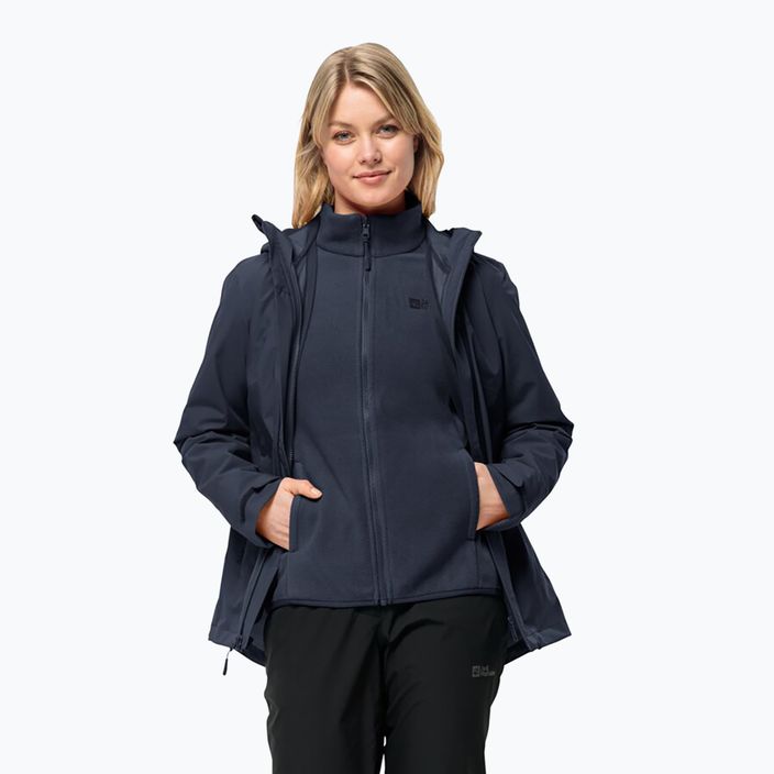 Куртка 3в1 жіноча Jack Wolfskin Moonrise 3In1 night blue 3