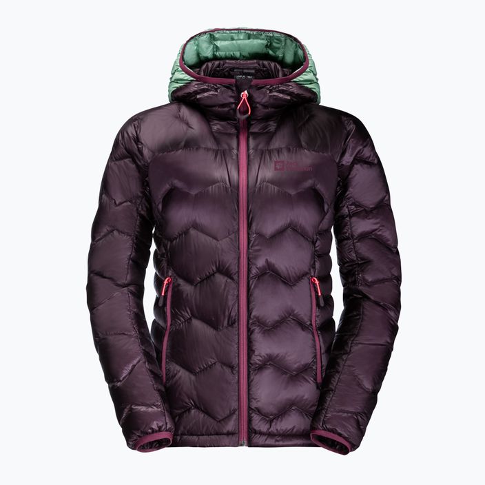 Куртка для скітуру жіноча Jack Wolfskin Alpspitze Down Hoody фіолетова 1206791_2042 9