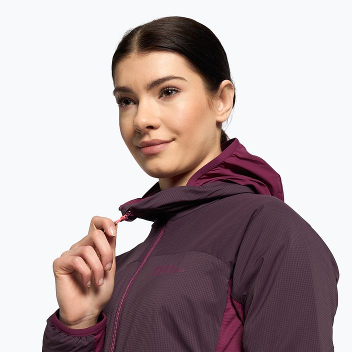Куртка для скітуру жіноча Jack Wolfskin Alpspitze Ins Hoody фіолетова 1206801_2042 6