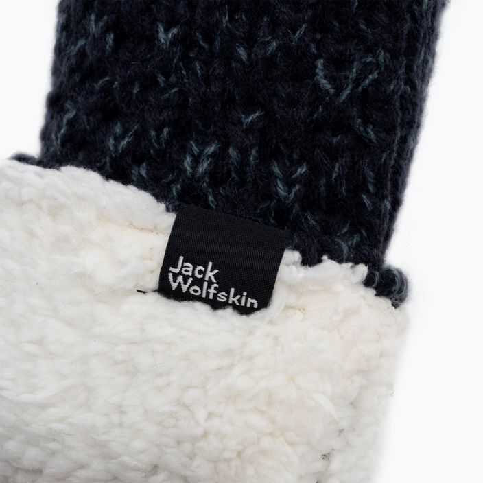 Рукавиці зимові жіночі Jack Wolfskin Highloft Knit блакитні 1908001_1010_003 4