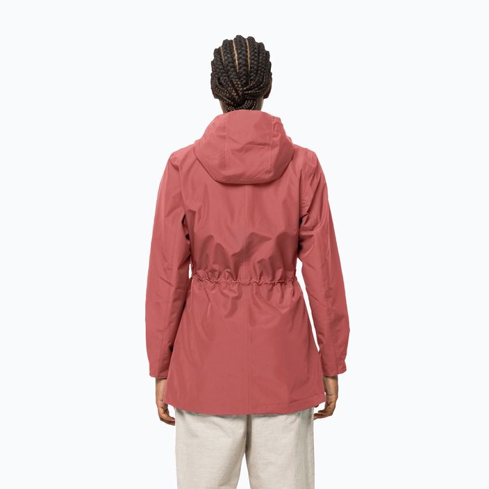 Куртка дощовик жіноча Jack Wolfskin Dakar Parka рожева 1112502_2183_001 2