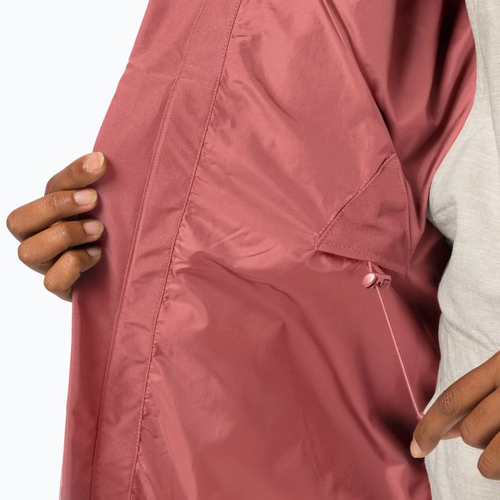 Куртка дощовик жіноча Jack Wolfskin Dakar Parka рожева 1112502_2183_001 4