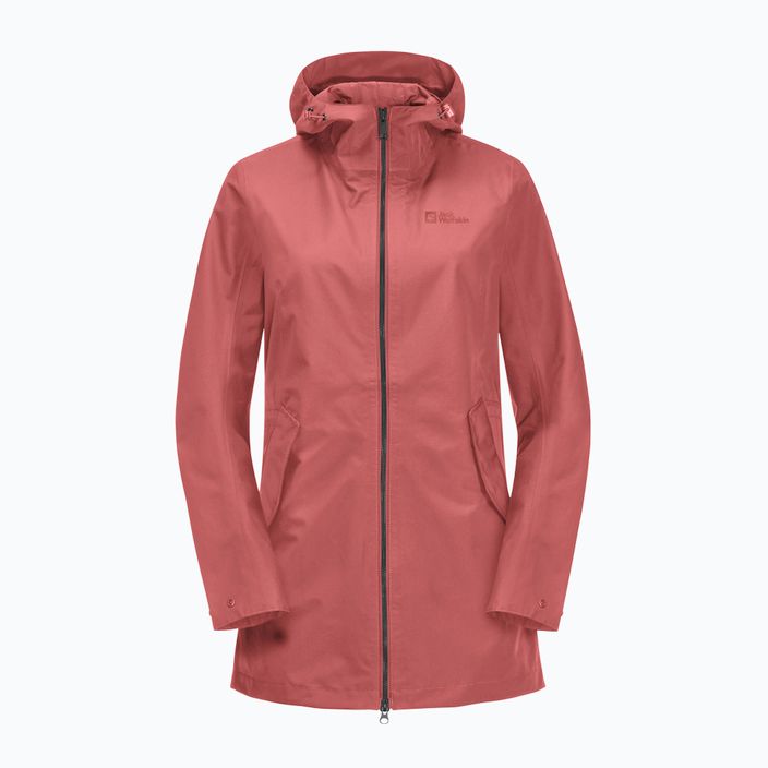 Куртка дощовик жіноча Jack Wolfskin Dakar Parka рожева 1112502_2183_001 5
