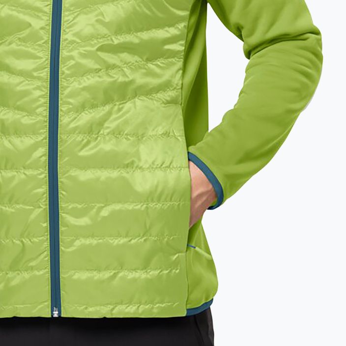 Куртка гібридна чоловіча Jack Wolfskin Routeburn Pro Hybrid зелена 1710511 4