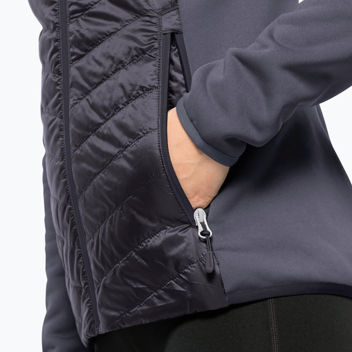 Куртка гібридна жіноча Jack Wolfskin Routeburn Pro Hybrid сіра 1710861 3