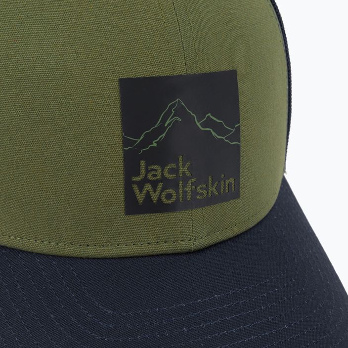 Бейсболка Jack Wolfskin Brand зелена 1911241 5
