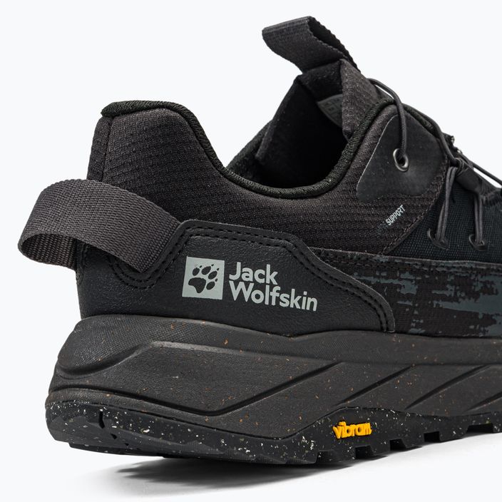 Взуття туристичне чоловіче Jack Wolfskin Terraquest Low чорне 4056441_6350_115 9