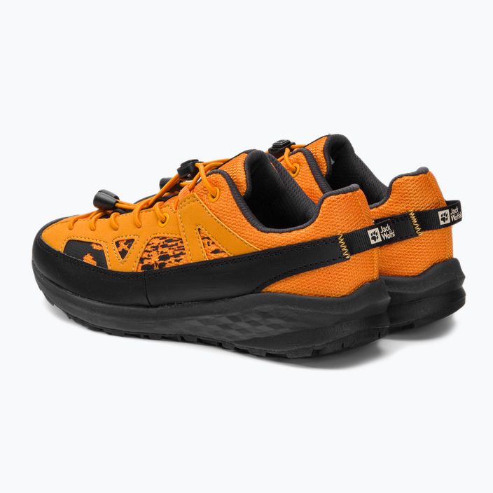 Взуття туристичне дитяче Jack Wolfskin Vili Sneaker Low помаранчеве 4056841 3