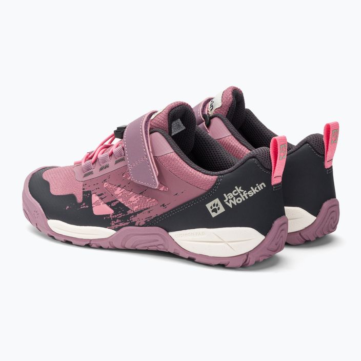 Взуття трекінгове жіноче Jack Wolfskin Vili Action Low рожеве 4056851 3