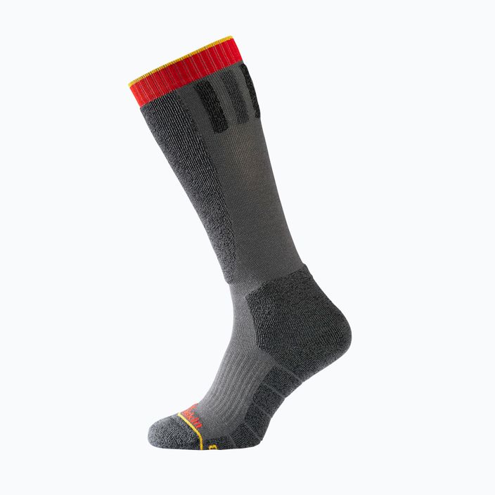 Трекінгові шкарпетки Jack Wolfskin Ski Merino H C темні/сірі 5