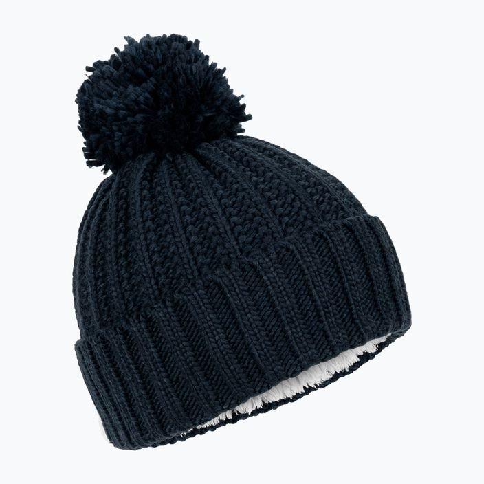 Жіноча зимова шапка Jack Wolfskin Highloft Knit Beanie нічна синя 3