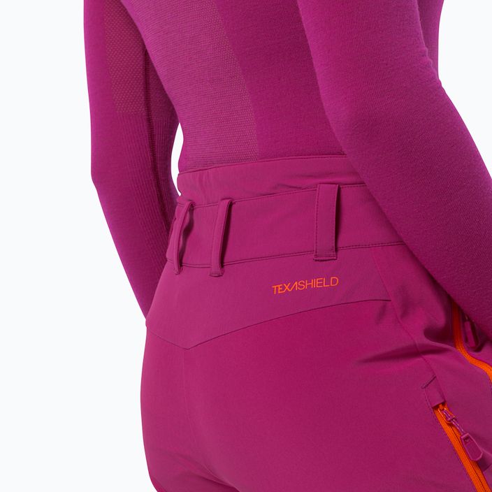 Жіночі штани з софтшелу Jack Wolfskin Alpspitze Tour нові пурпурні 5