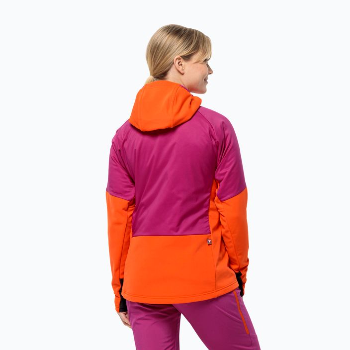 Jack Wolfskin Alpspitze Ins Hybrid нова пурпурна жіноча дощова куртка 2