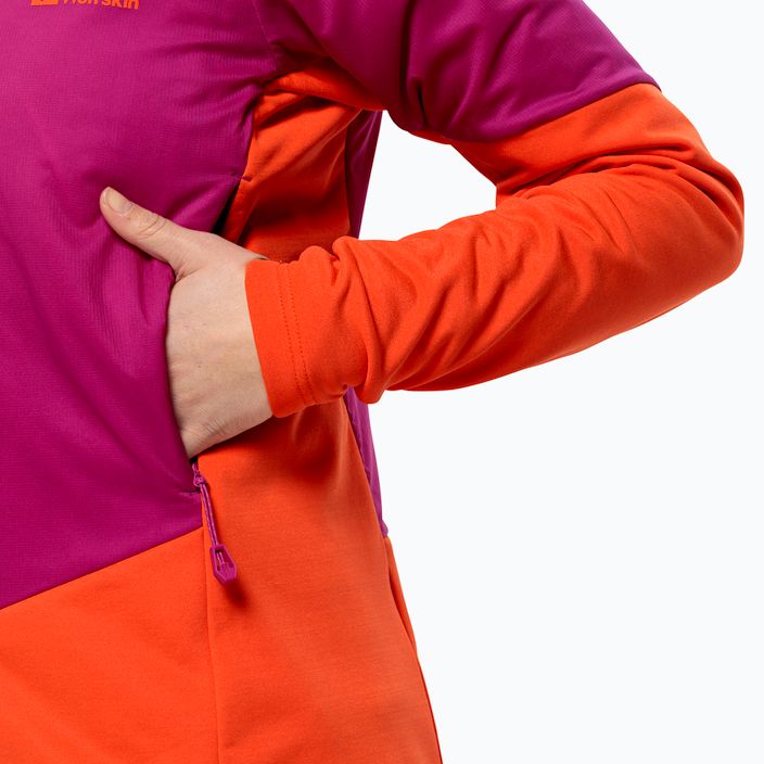 Jack Wolfskin Alpspitze Ins Hybrid нова пурпурна жіноча дощова куртка 5