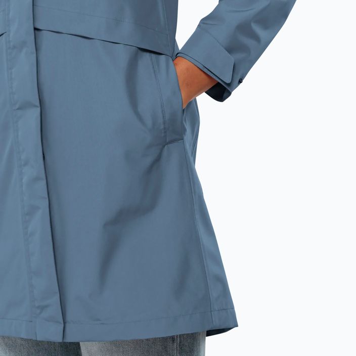 Плащ протидощовий жіночий Jack Wolfskin Cape West Coat elemental blue 6