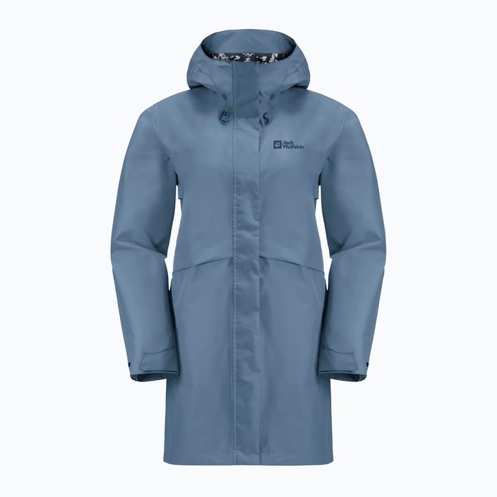 Плащ протидощовий жіночий Jack Wolfskin Cape West Coat elemental blue 7