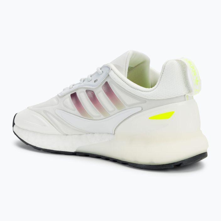 Кросівки дитячі adidas ZX 2K Boost 2.0 crystal white/solar yellow/off white 3