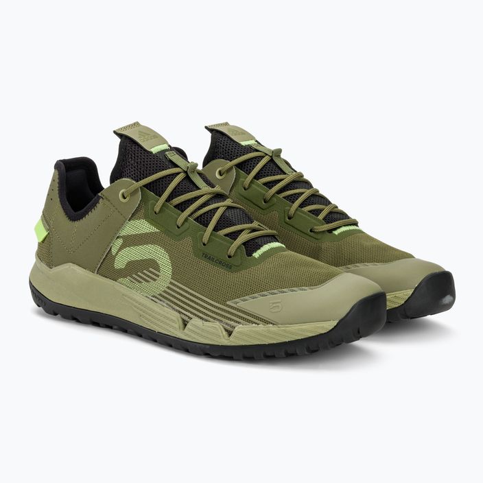 Велотуфлі платформи чоловічі adidas FIVE TEN Trailcross LT focus olive/pulse lime/orbit green 5