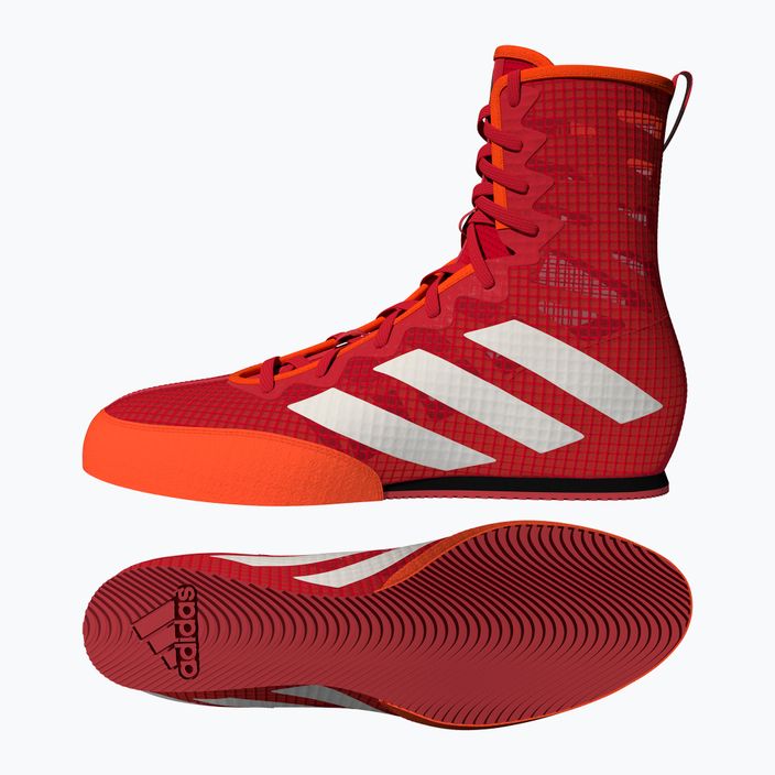Кросівки боксерські чоловічі adidas Box Hog 4 червоні GW1403 15