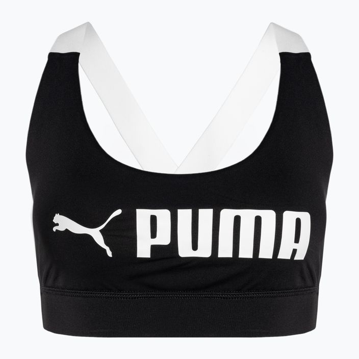 Бюстгальтер спортивний PUMA Mid Impact Puma Fit puma black