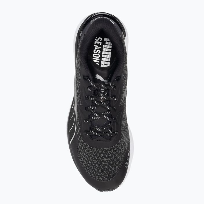 Кросівки для бігу жіночі PUMA Electrify Nitro 2 WTR чорно-сріблясті 376897 01 6