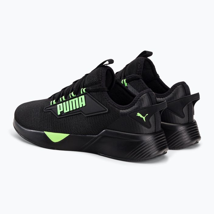Кросівки для бігу чоловічі PUMA Retaliate 2 чорно-зелені 376676 23 4